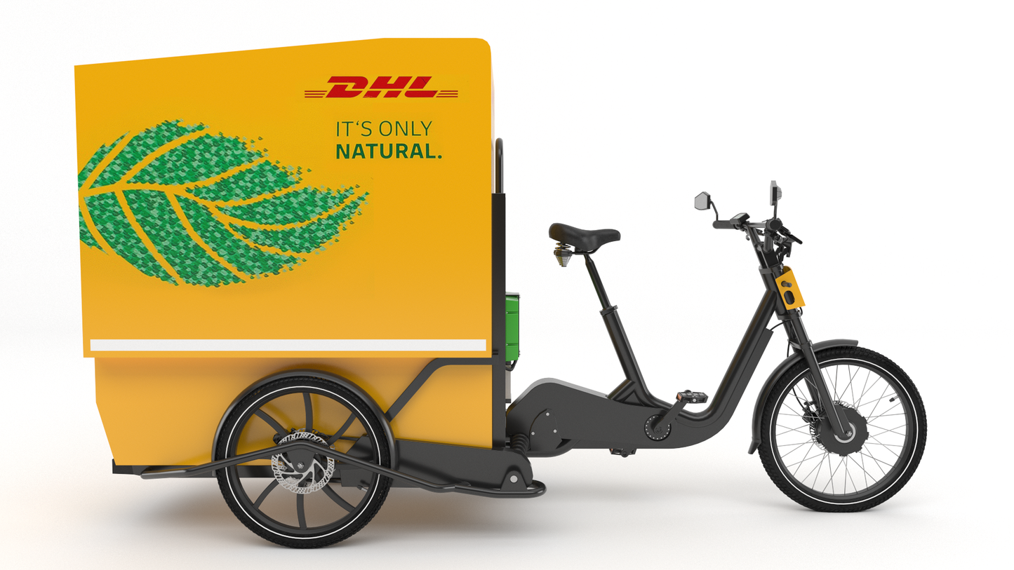 DHL Delivery bicycle 3D model