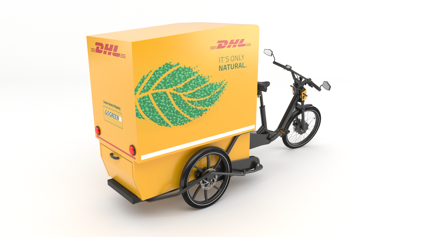 DHL Delivery bicycle 3D model