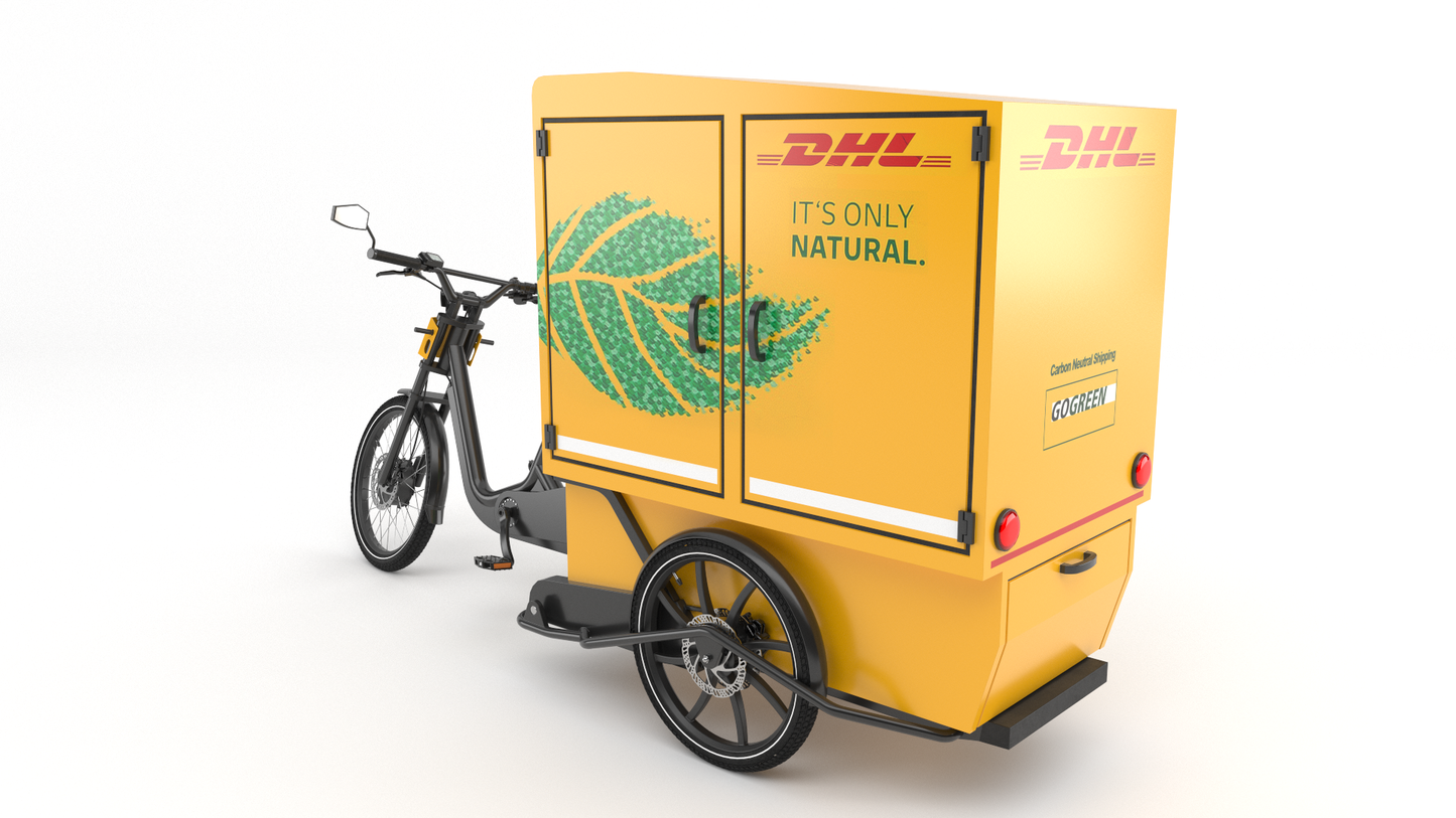 DHL Delivery bicycle 3D model