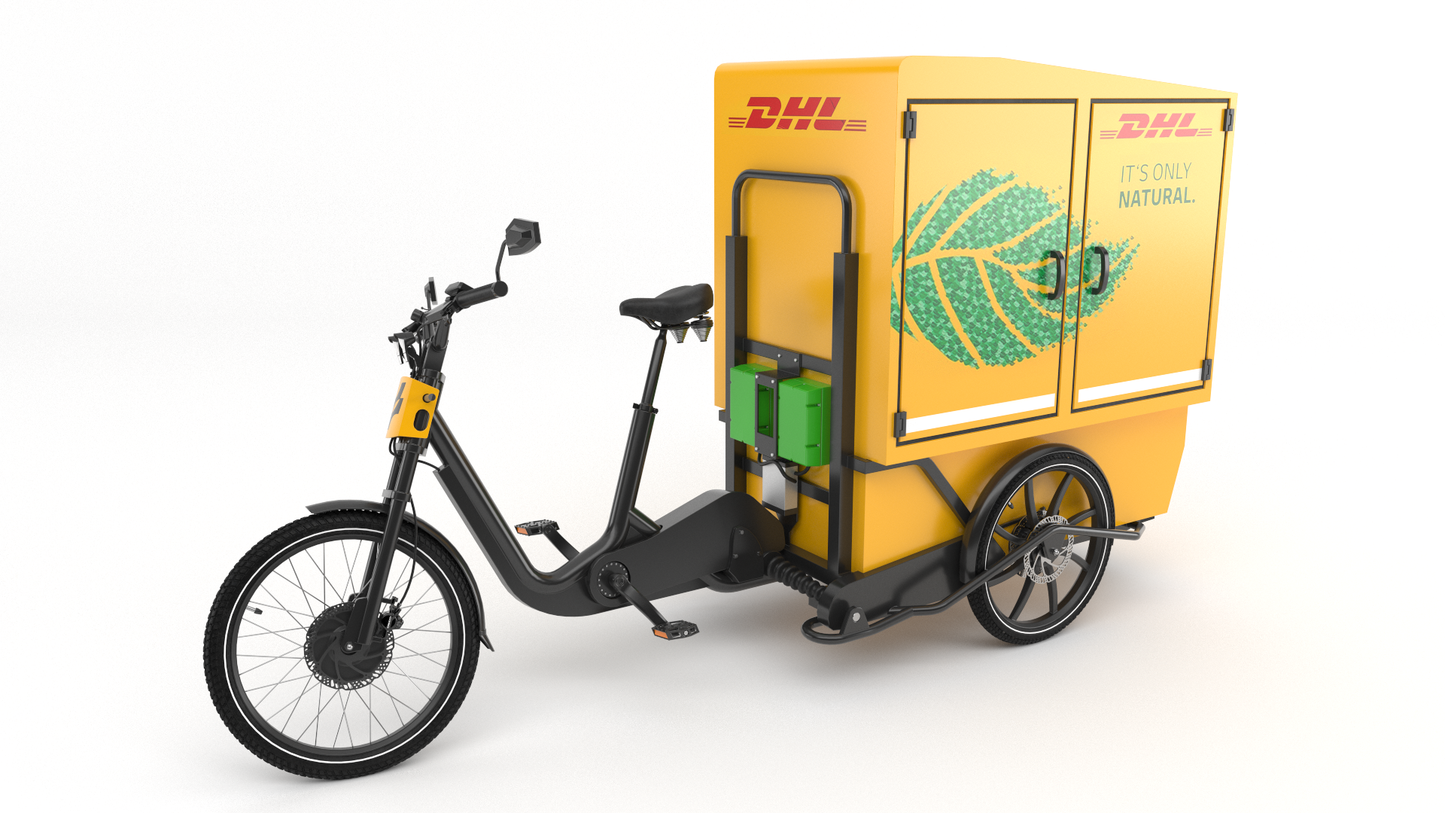 DHL Delivery bicycle 3D model