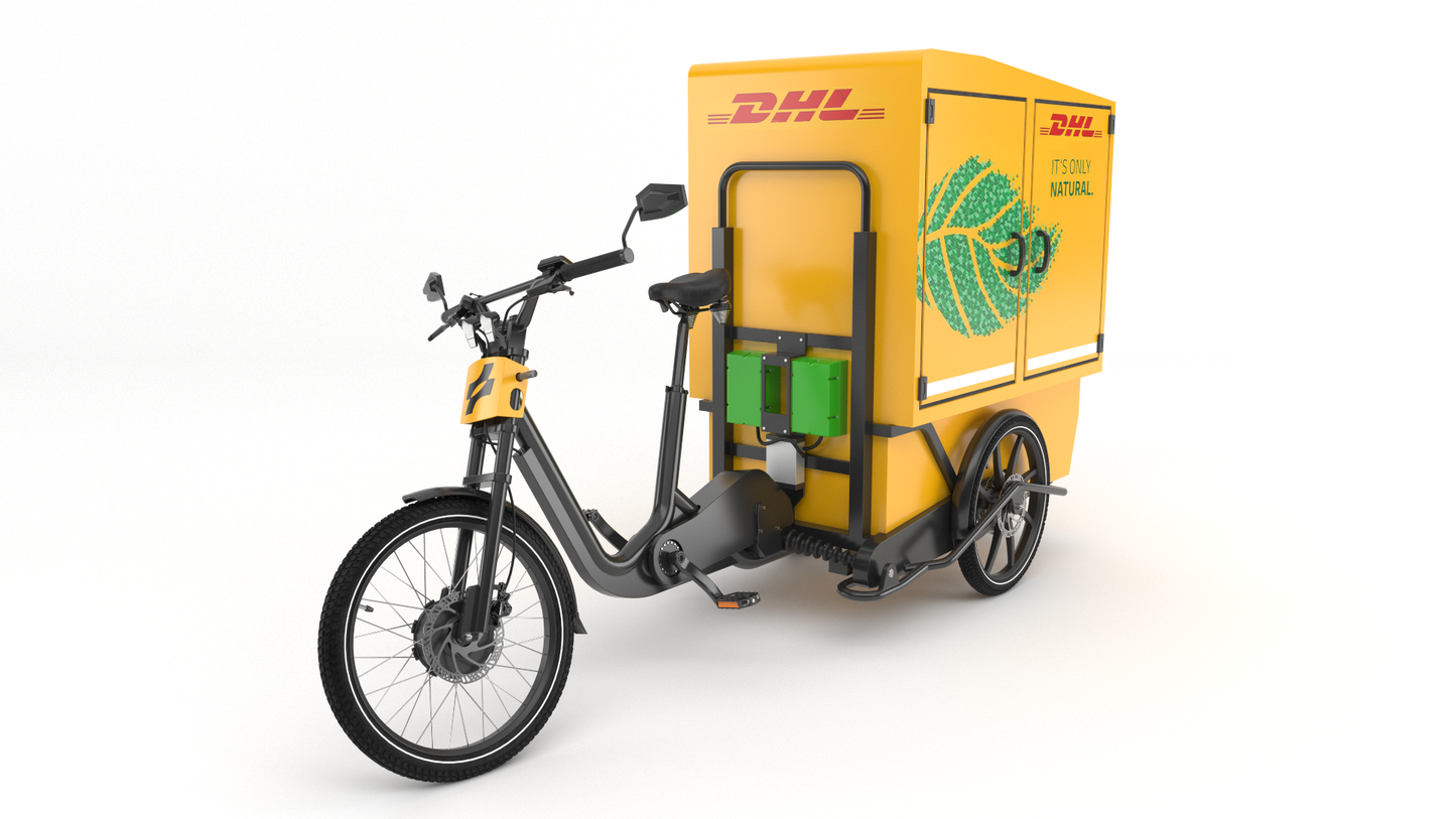 DHL Delivery bicycle 3D model