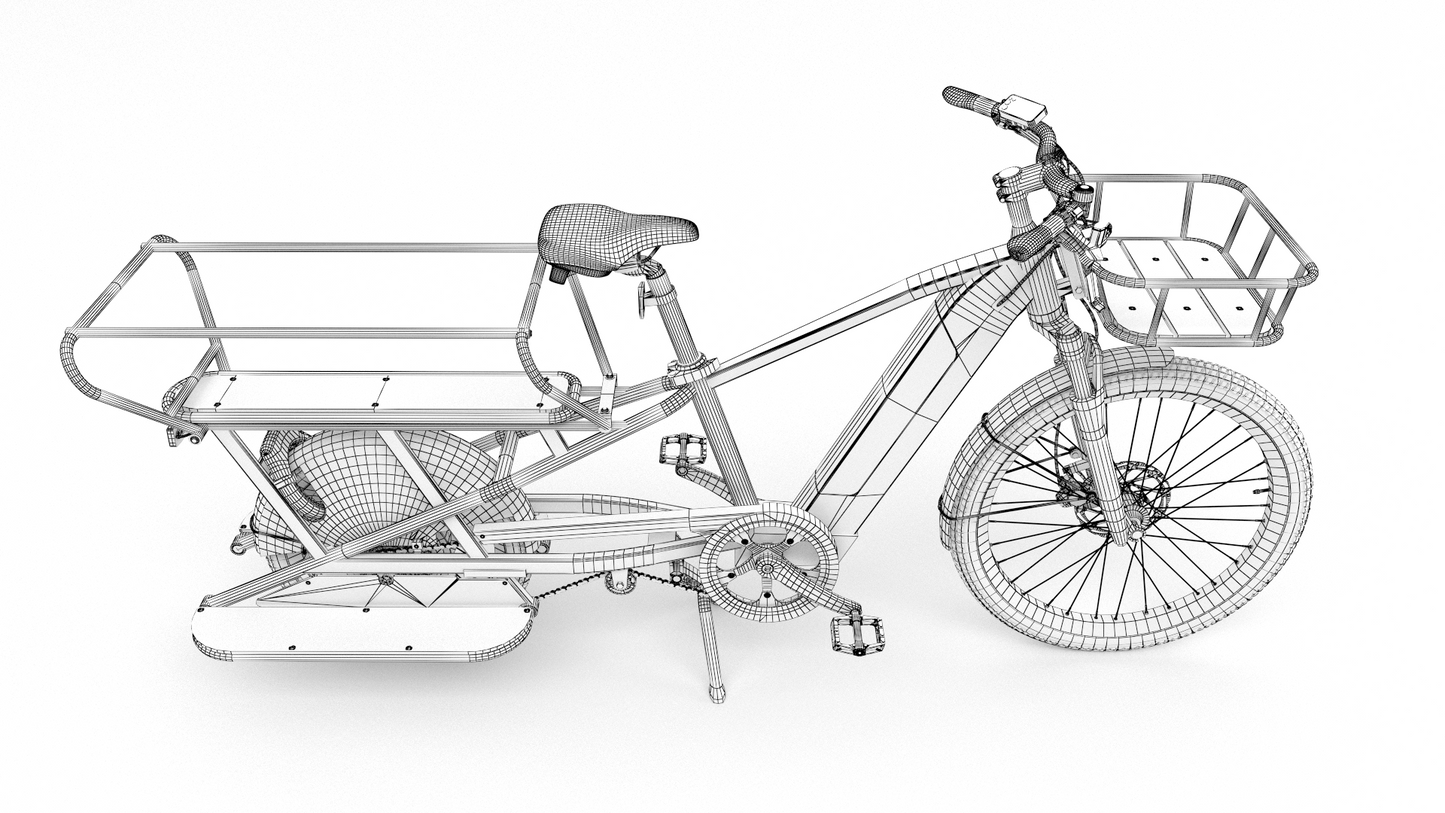 Decathlon Longtail R500 3D model