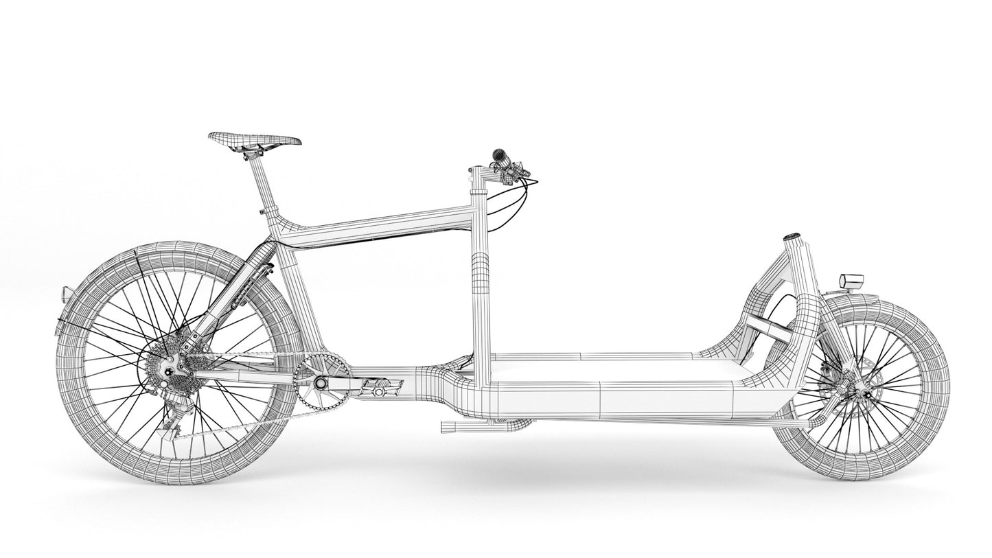 Bullit cargo bike 3D model