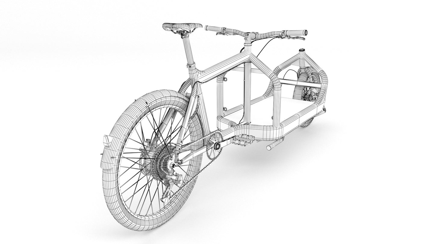 Bullit cargo bike 3D model