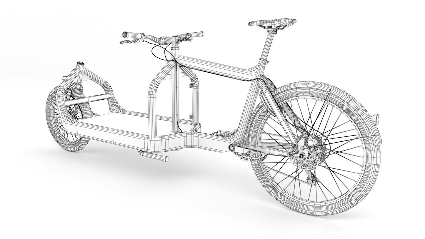 Bullit cargo bike 3D model