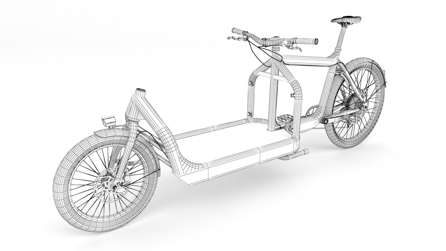 Bullit cargo bike 3D model