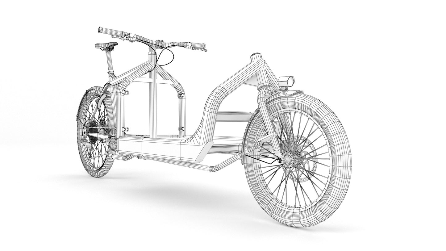 Bullit cargo bike 3D model