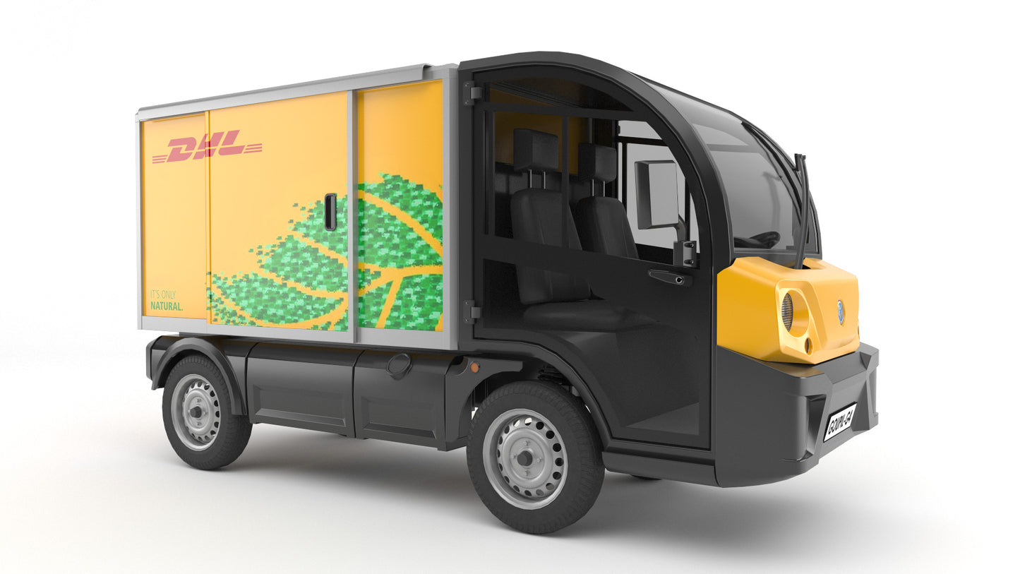 DHL electric delivery car 3D model