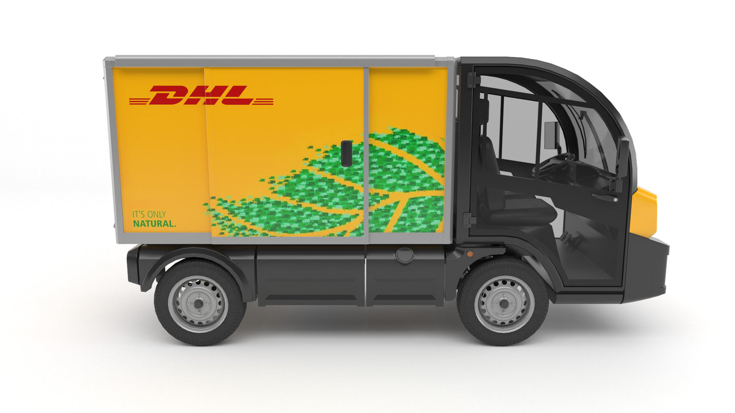 DHL electric delivery car 3D model