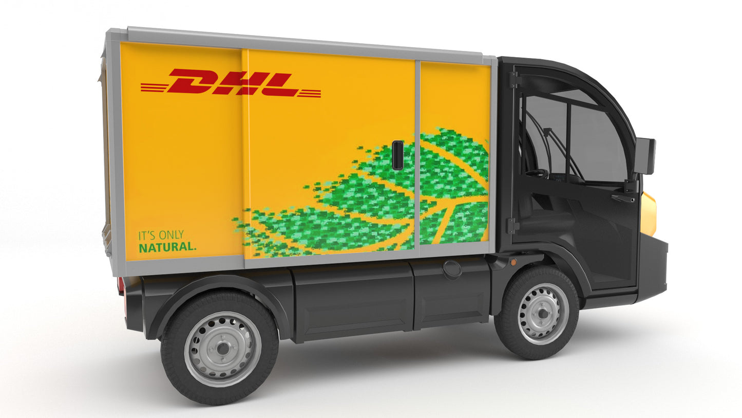 DHL electric delivery car 3D model