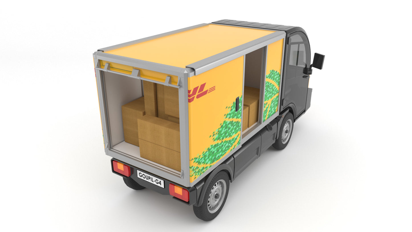 DHL electric delivery car 3D model