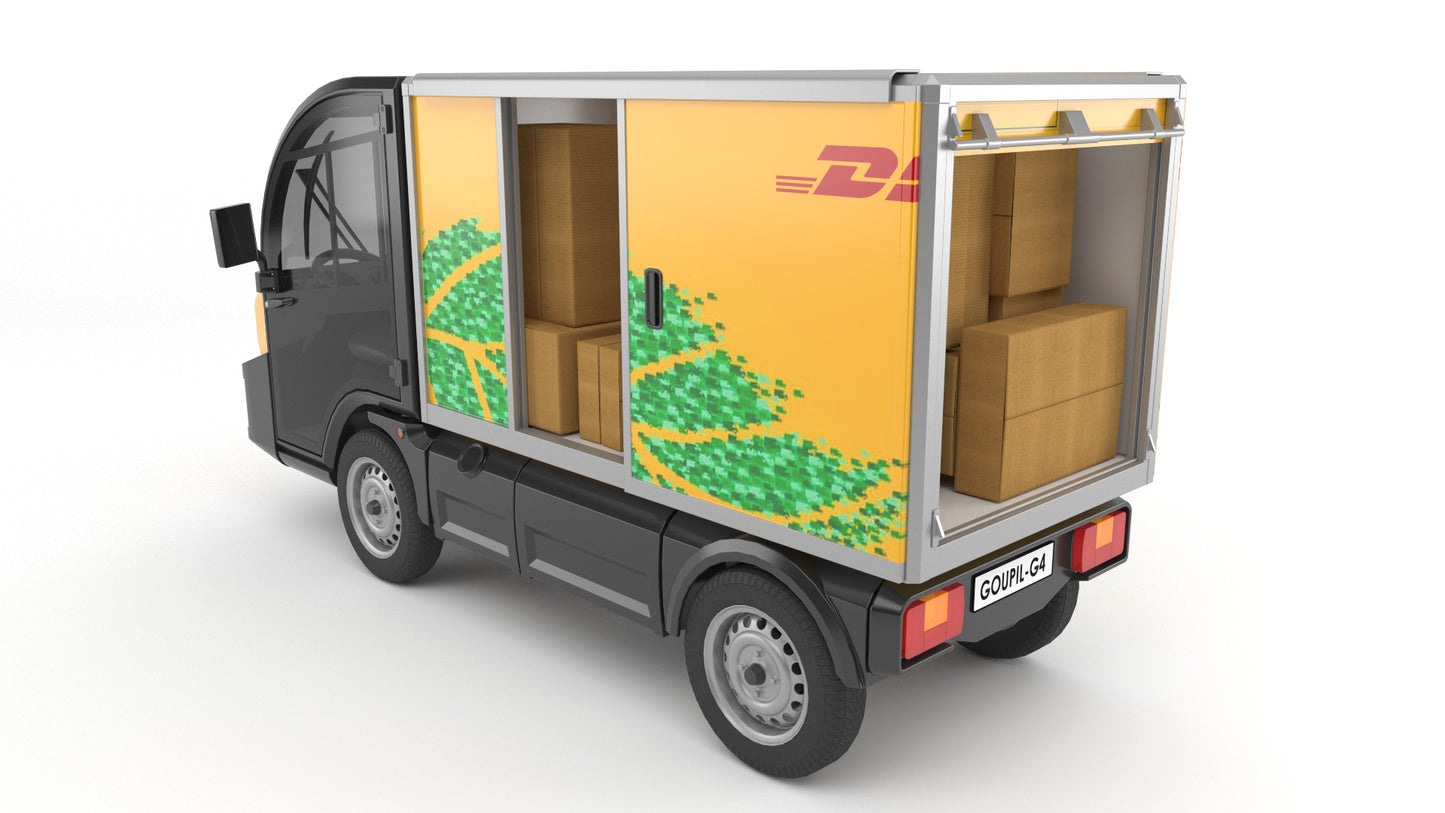 DHL electric delivery car 3D model