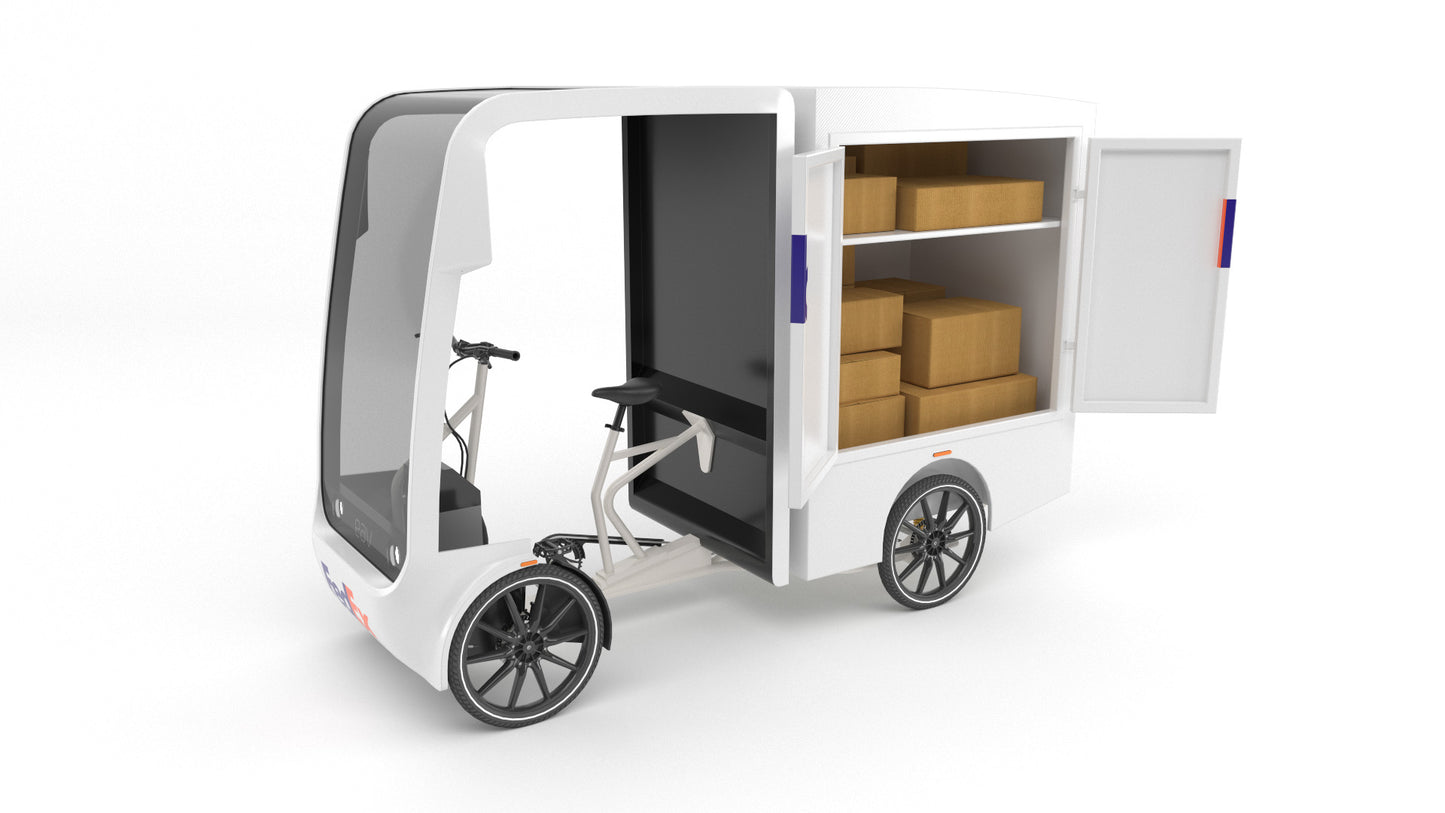 Fedex-Cargo-bike-3D-Model