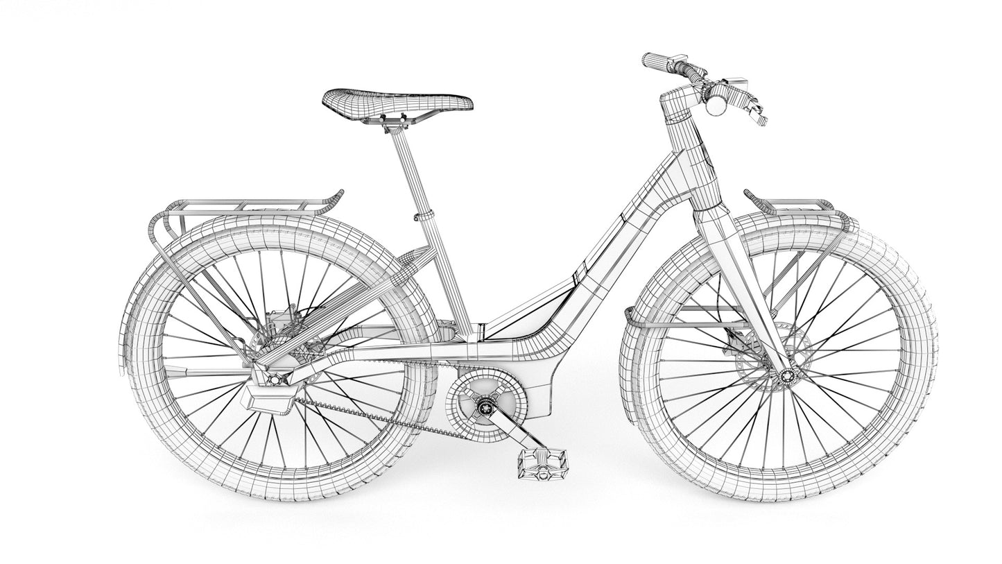 Serial 1 Rush City Step Thru 3D Model