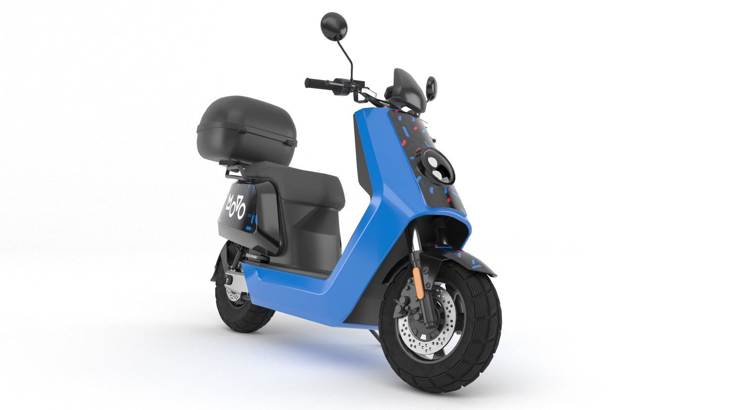 movo rideshare scooter 3d model