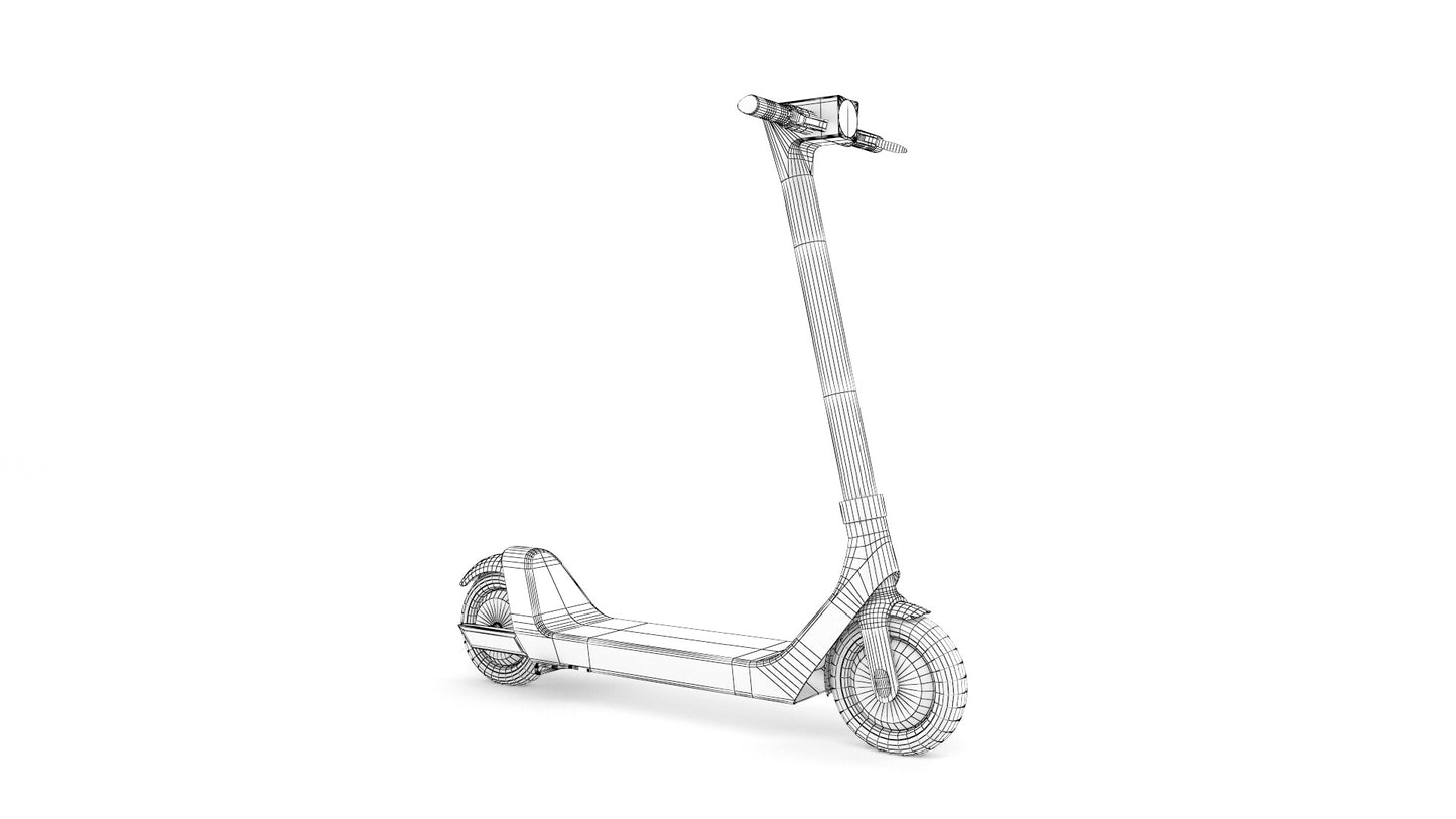 Bird rental scooter 3D model