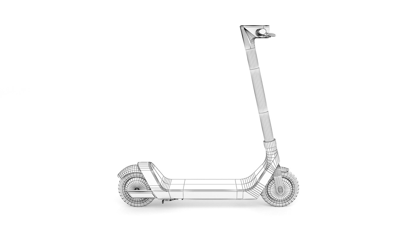 Bird rental scooter 3D model