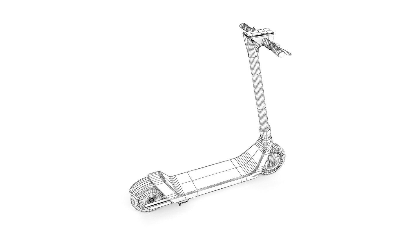 Bird rental scooter 3D model
