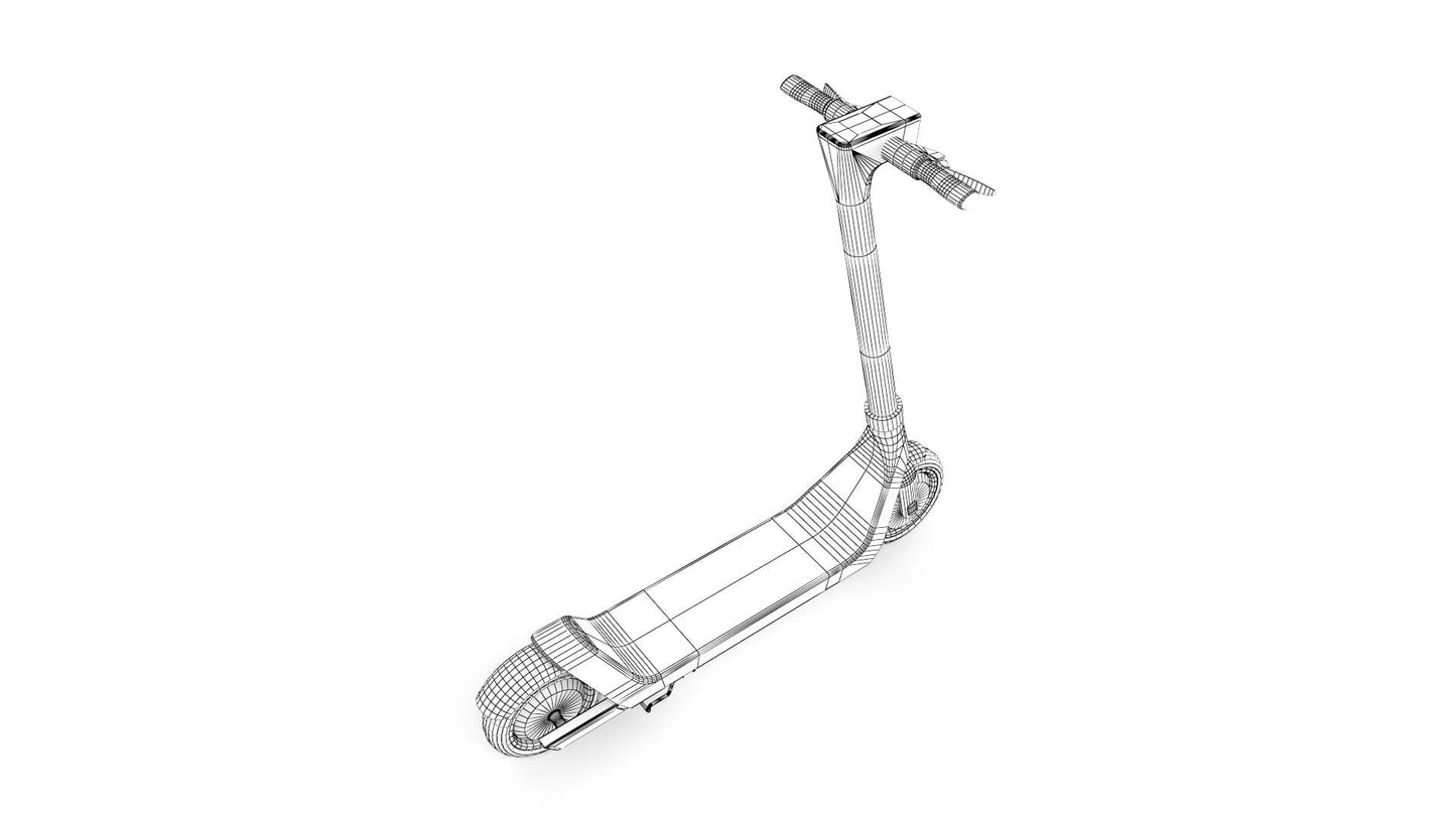 Bird rental scooter 3D model