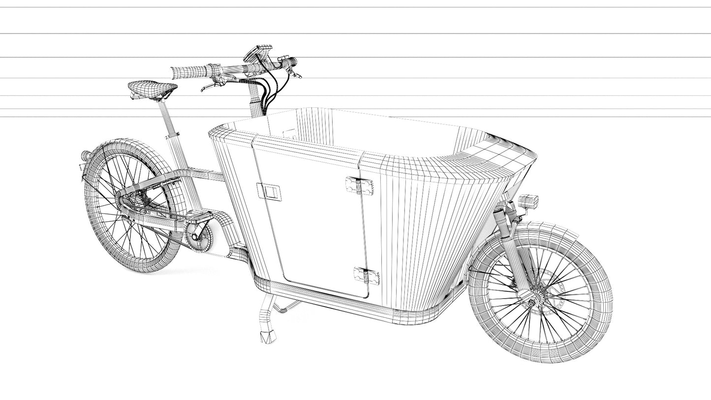 Carqon e-bike 3D Model