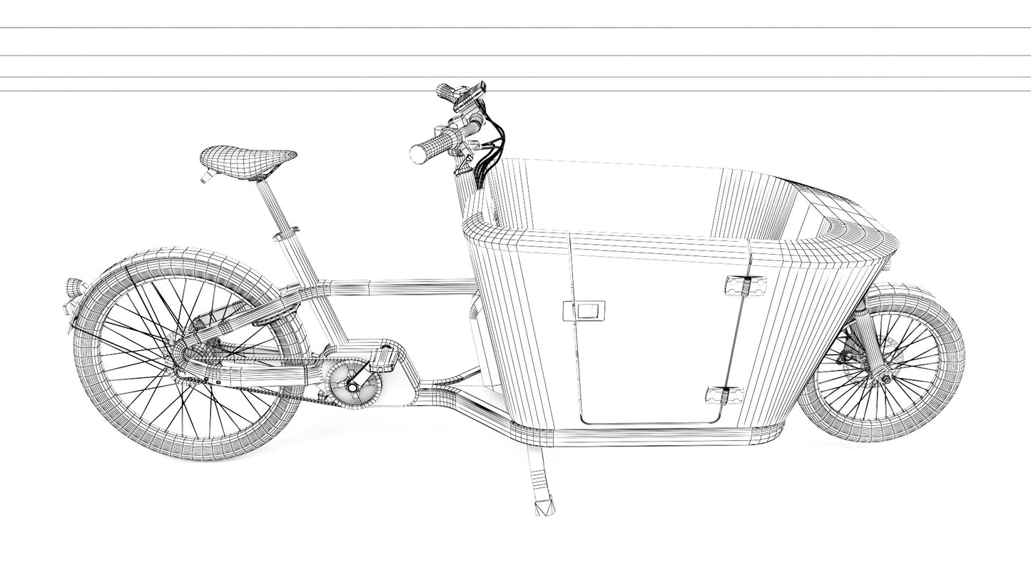 Carqon e-bike 3D Model