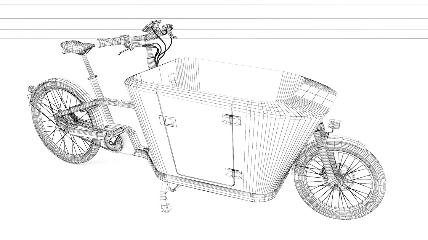 Carqon e-bike 3D Model