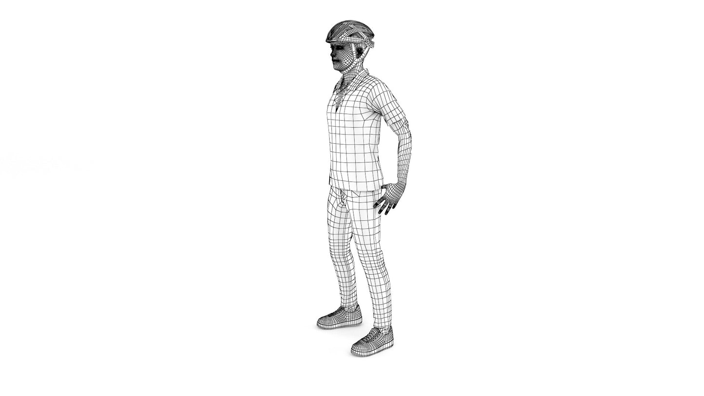 DHL-Delivery-Man-3D-Model
