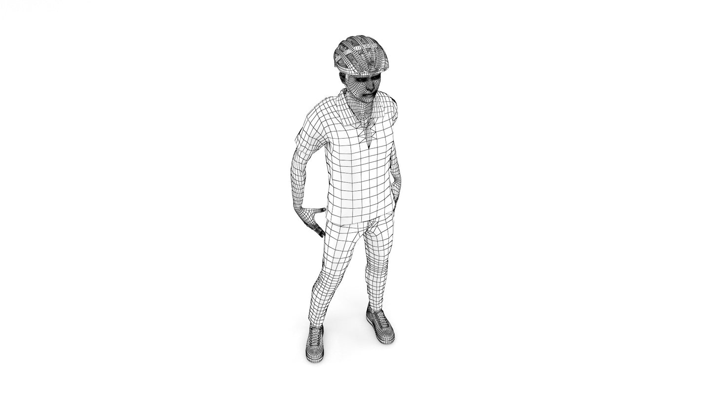 DHL-Delivery-Man-3D-Model