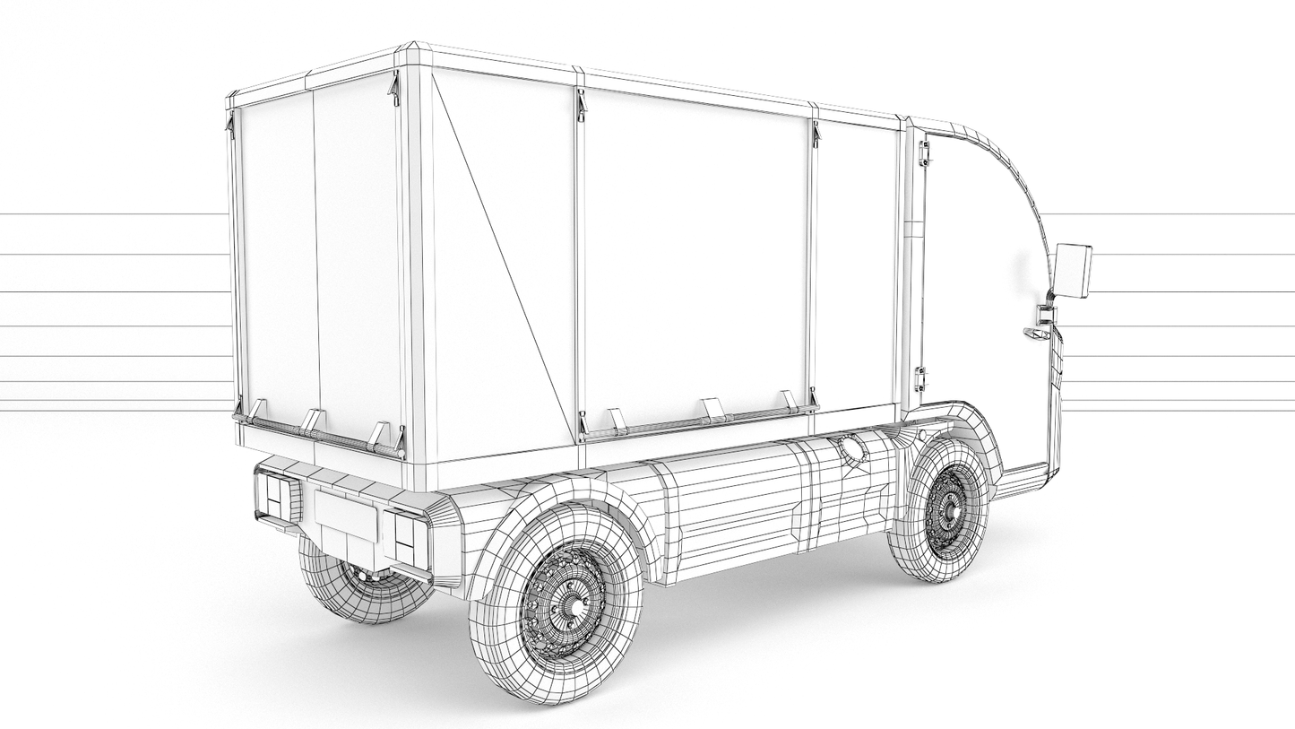 Goupil G4 Delivery car 3D model