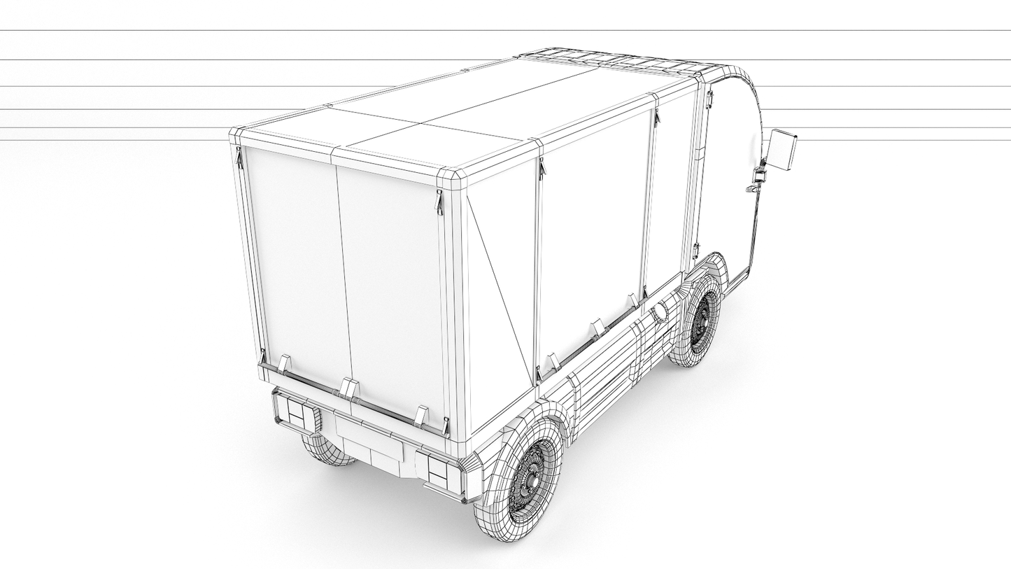 Goupil G4 Delivery car 3D model