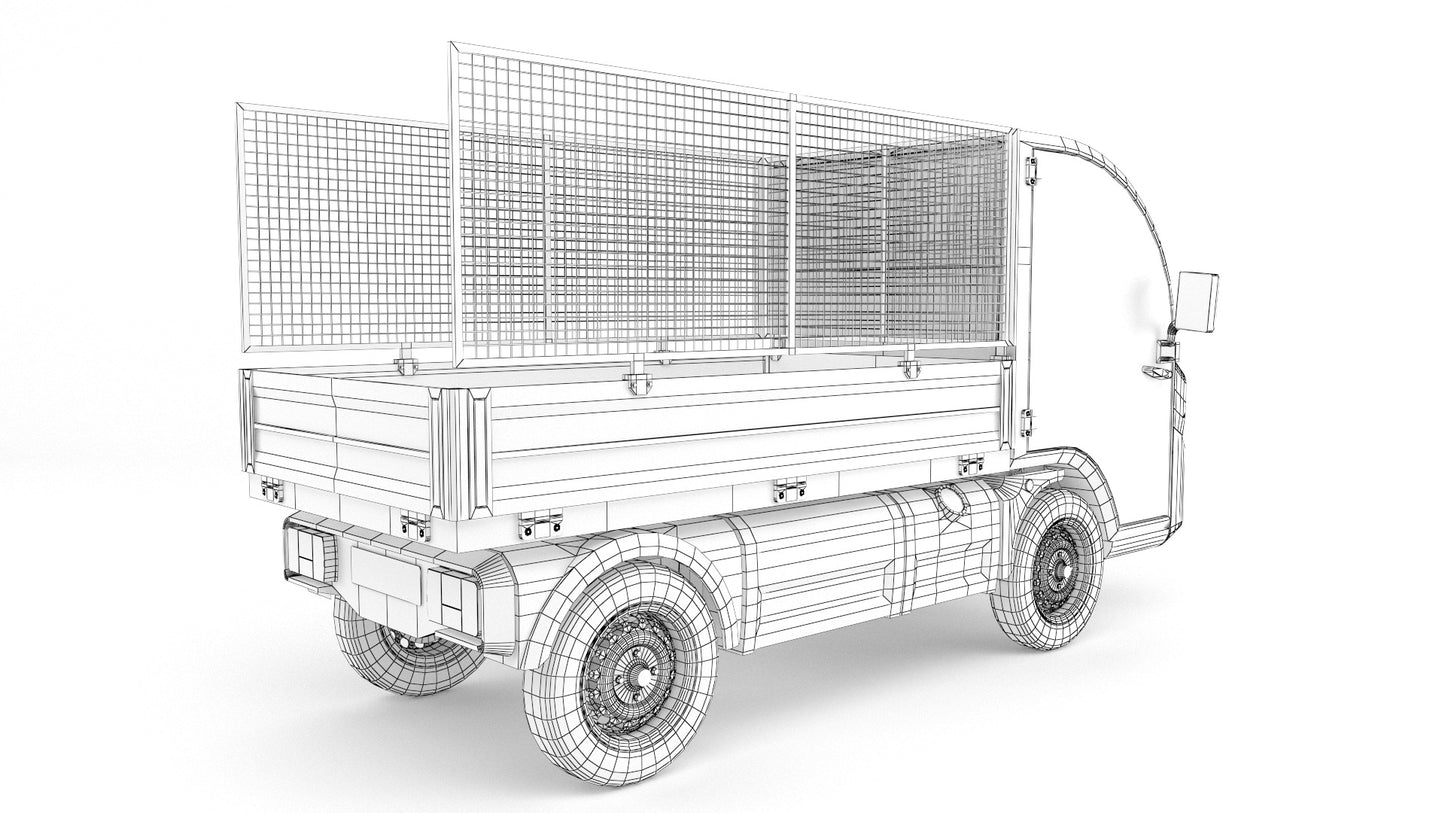 Goupil pick-up car 3D model