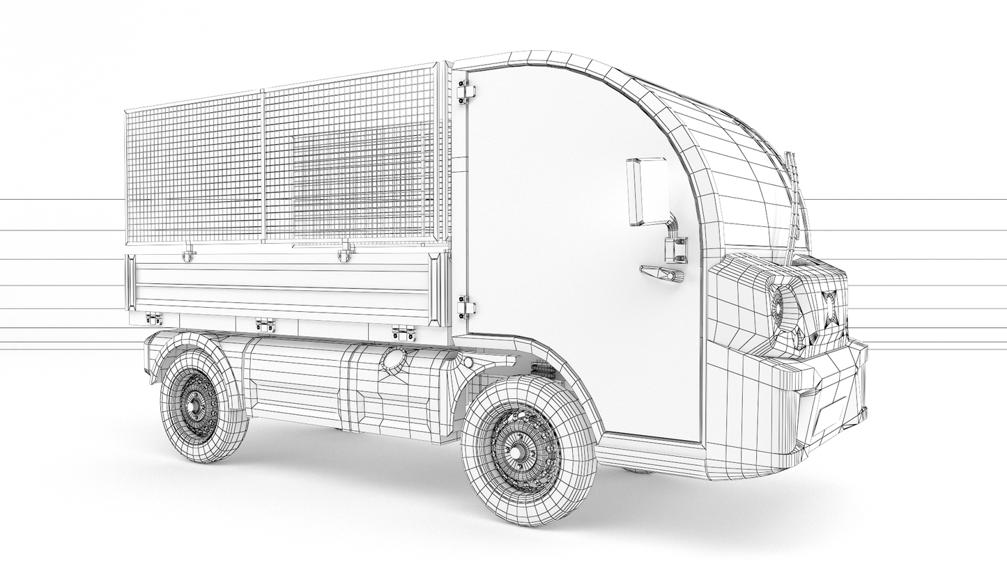 Goupil pick-up car 3D model