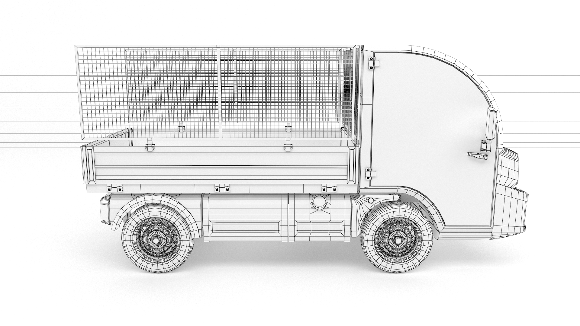 Goupil pick-up car 3D model