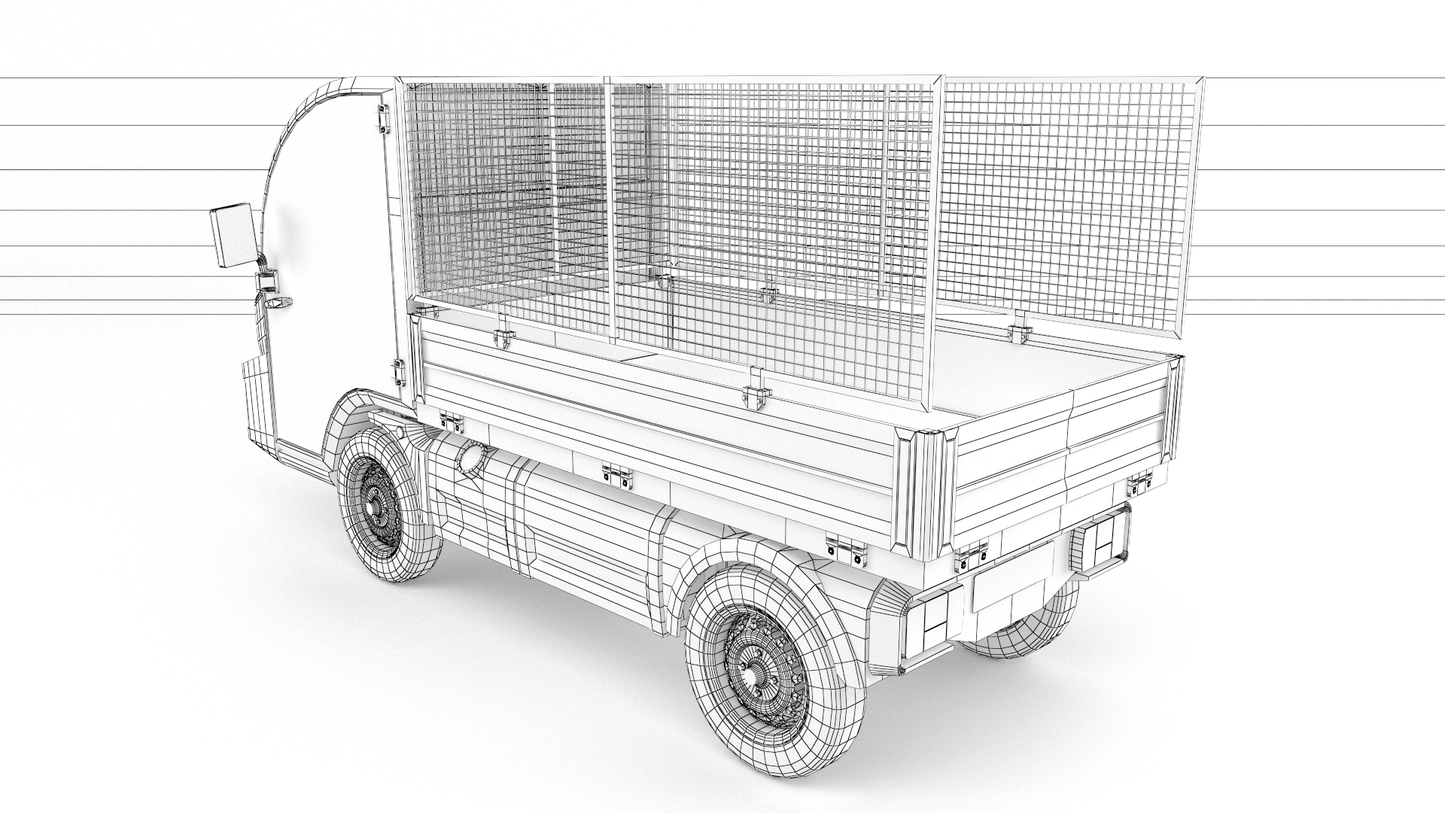 Goupil pick-up car 3D model