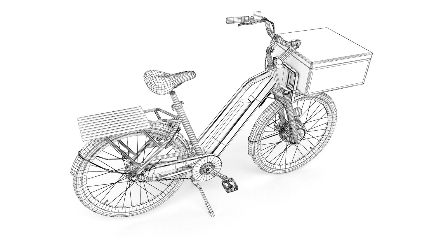 Just-eat-e-bike-3D-model