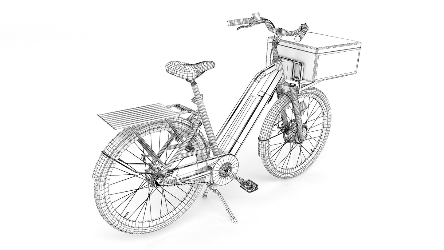 Just-eat-e-bike-3D-model