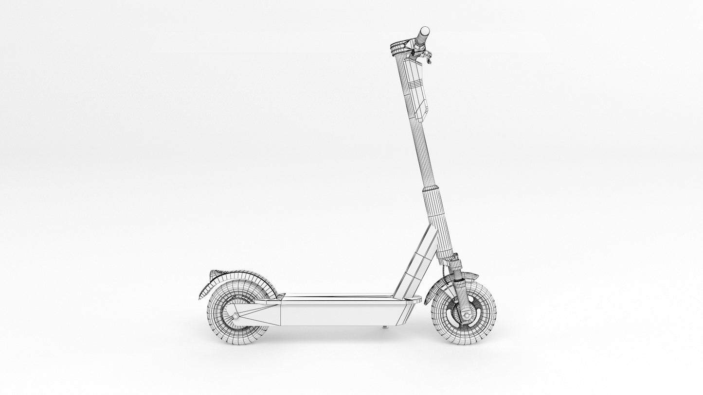 Lime Scooter 3D model