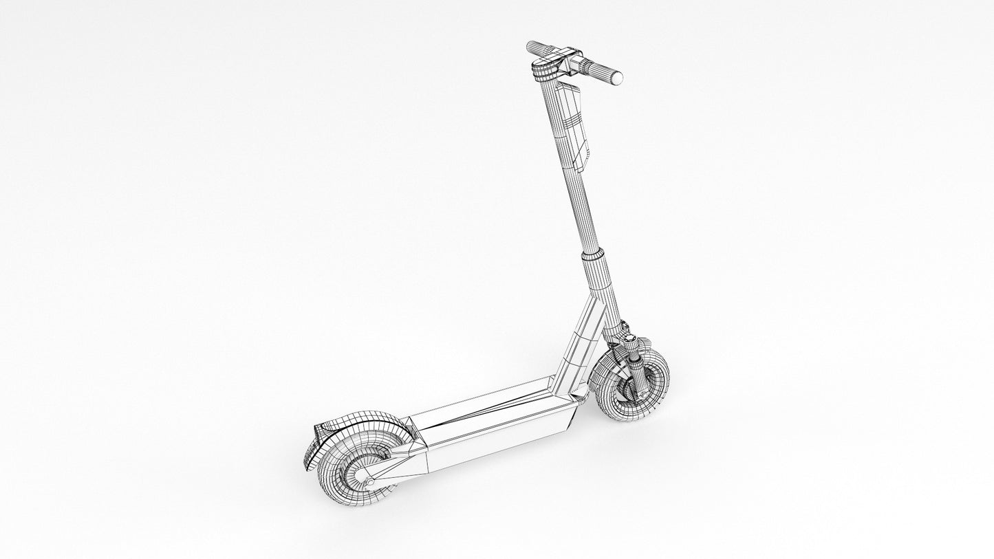 Lime Scooter 3D model