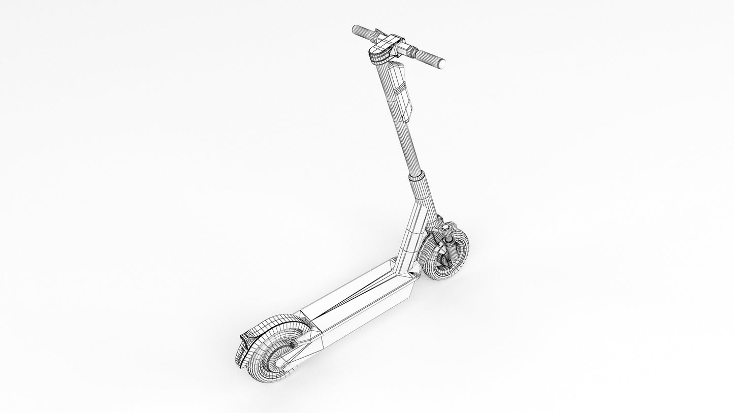 Lime Scooter 3D model