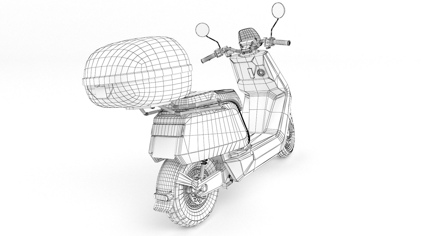 niu scooter 3d model