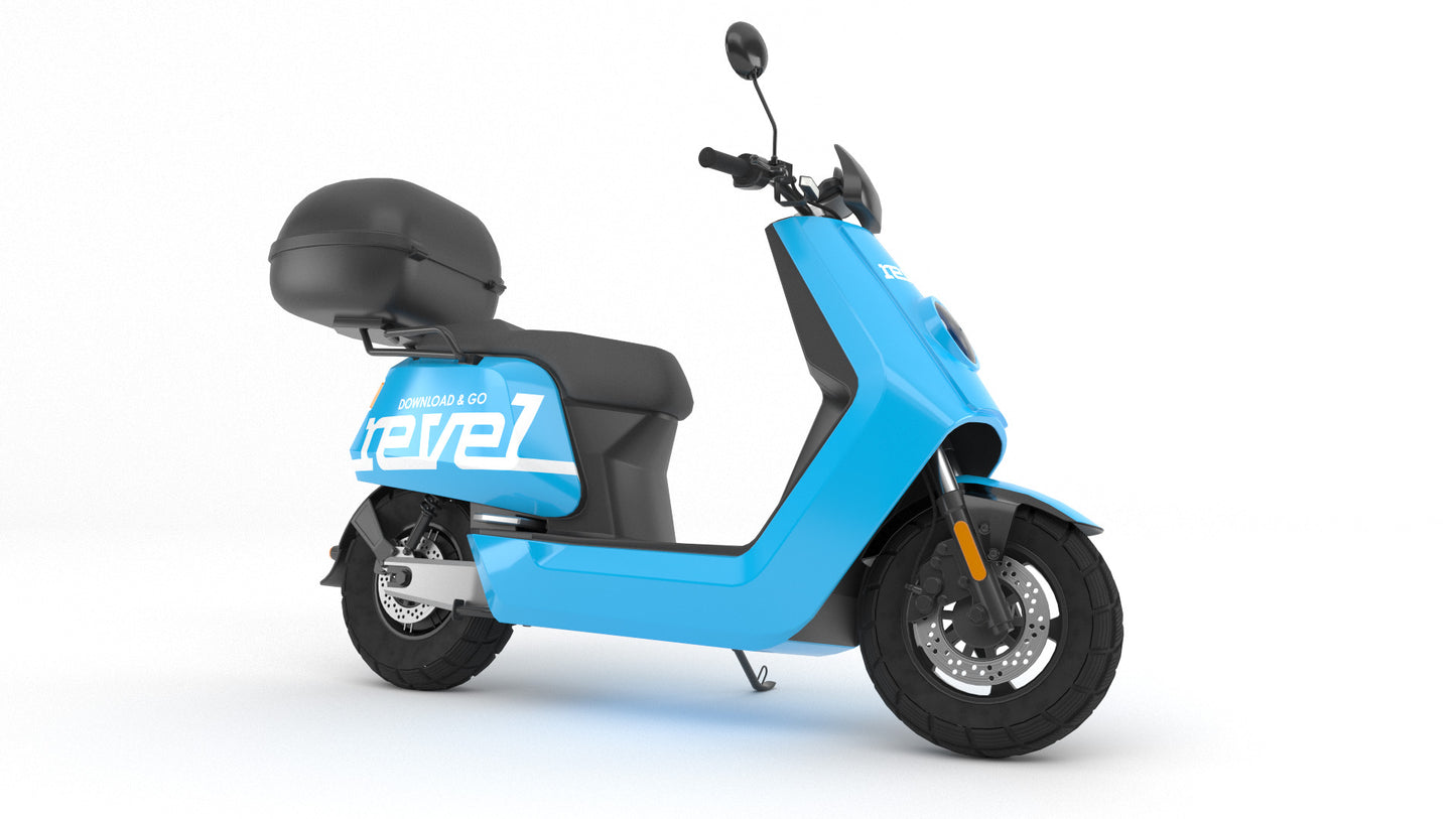 revel rideshare scooter 3d model