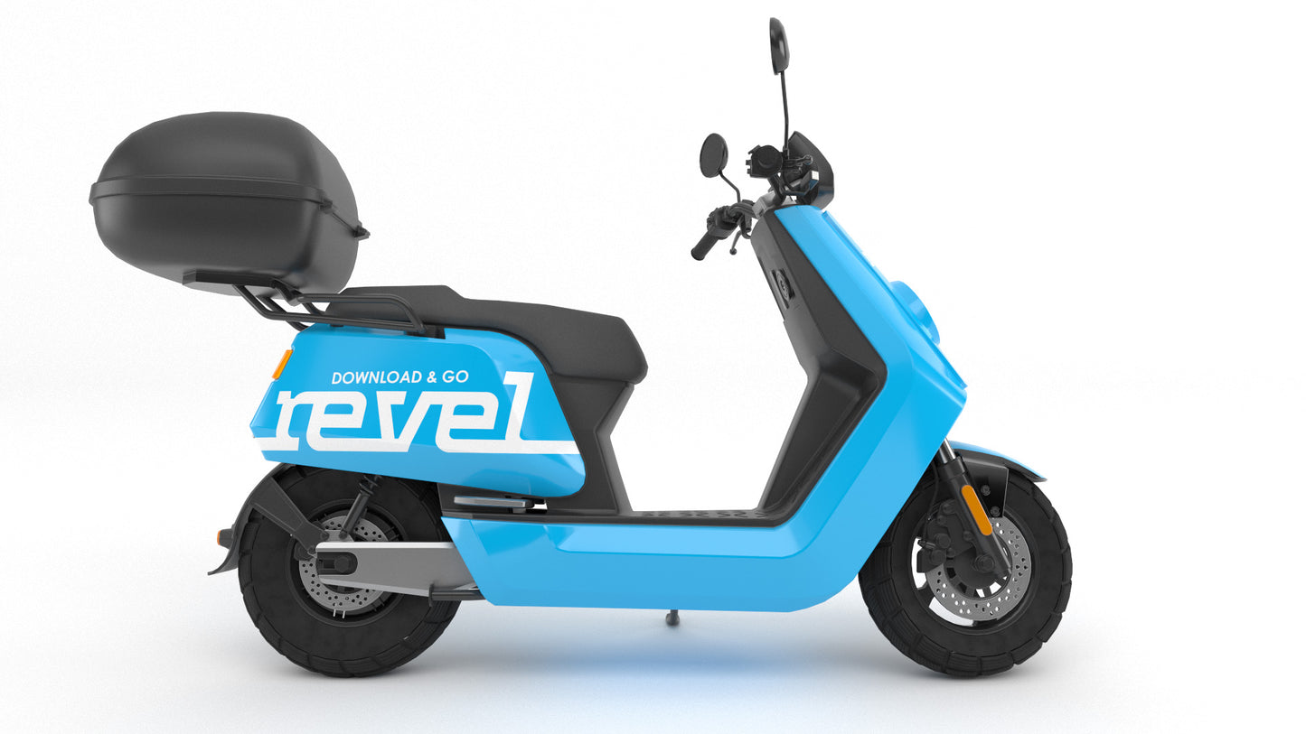 revel rideshare scooter 3d model