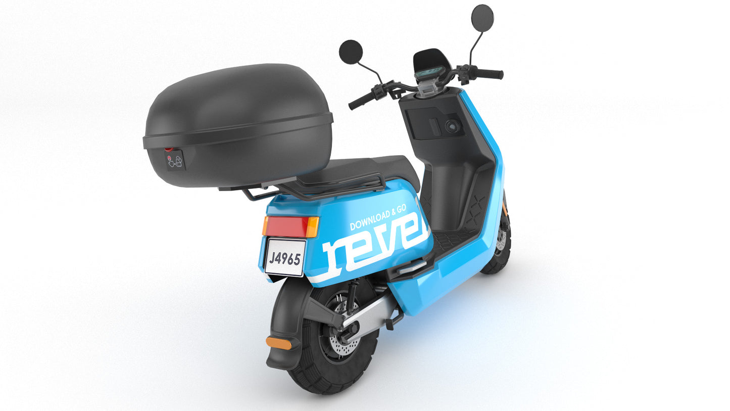 revel rideshare scooter 3d model