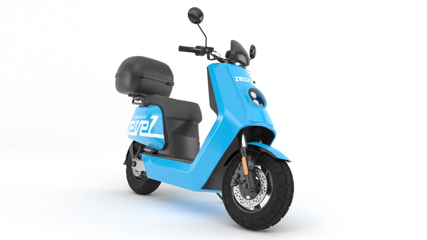 revel rideshare scooter 3d model