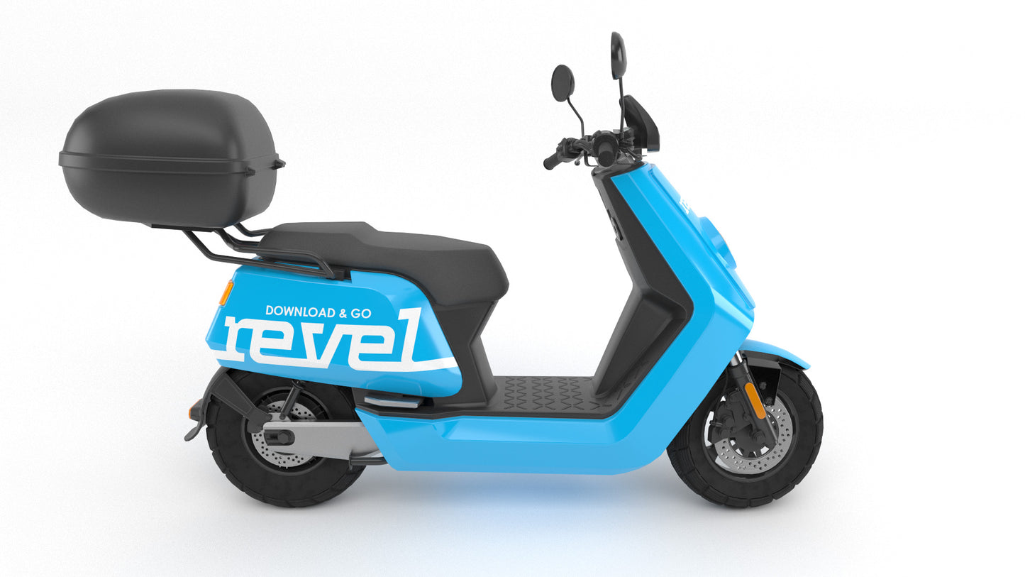 revel rideshare scooter 3d model