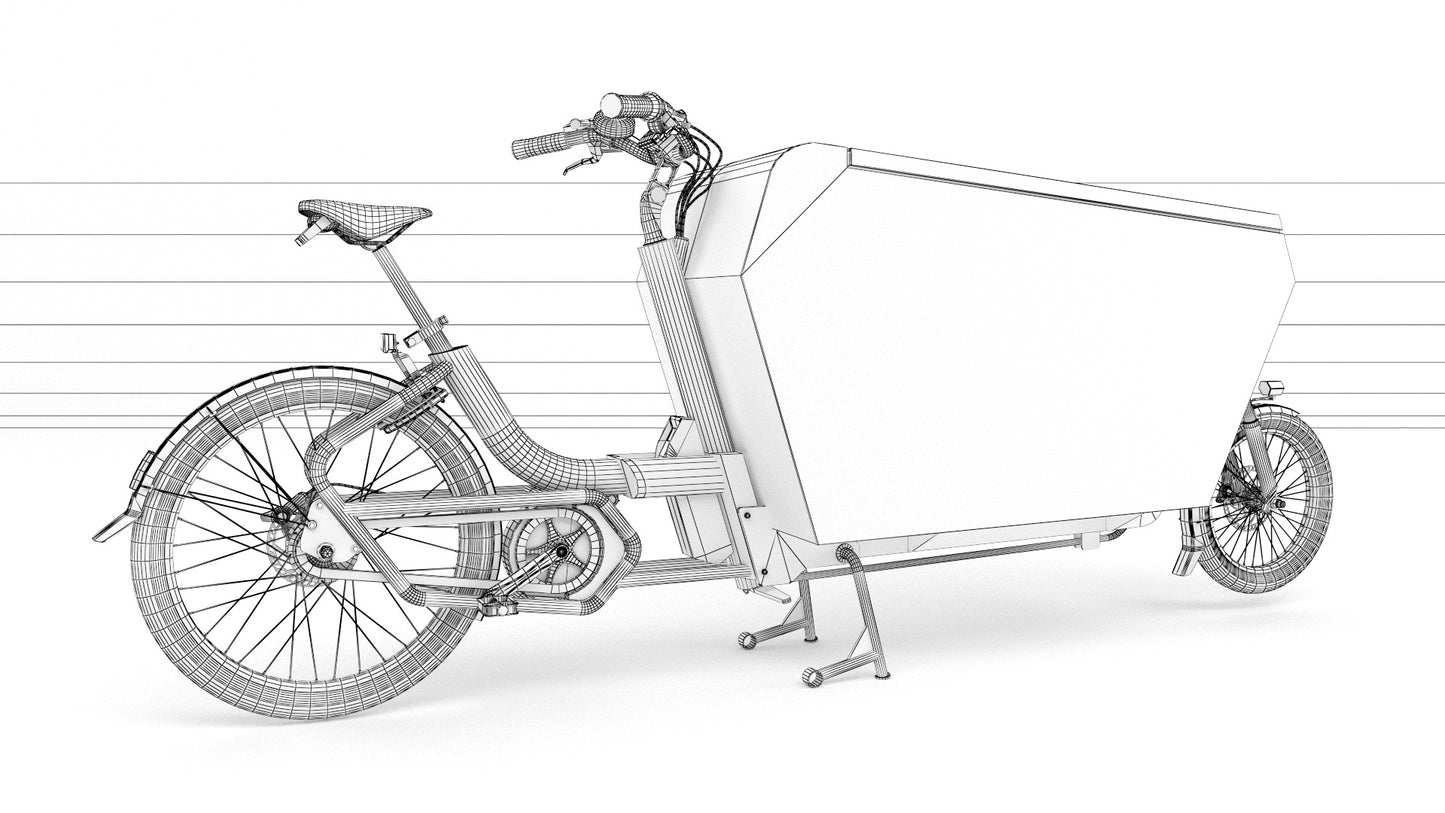 Coolblue delivery bike 3D model