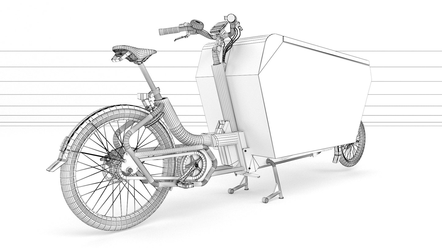 Coolblue delivery bike 3D model