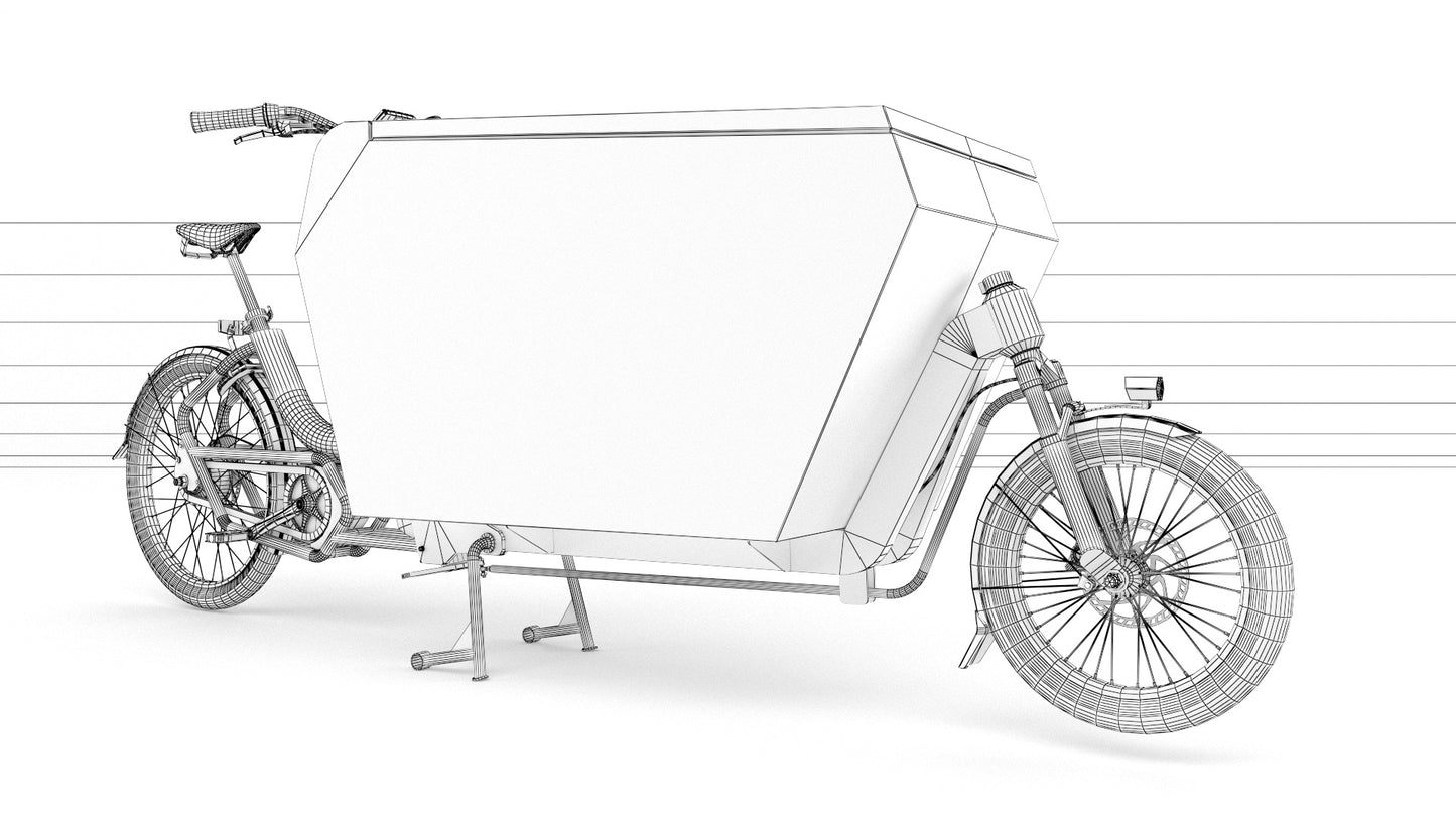 Coolblue delivery bike 3D model