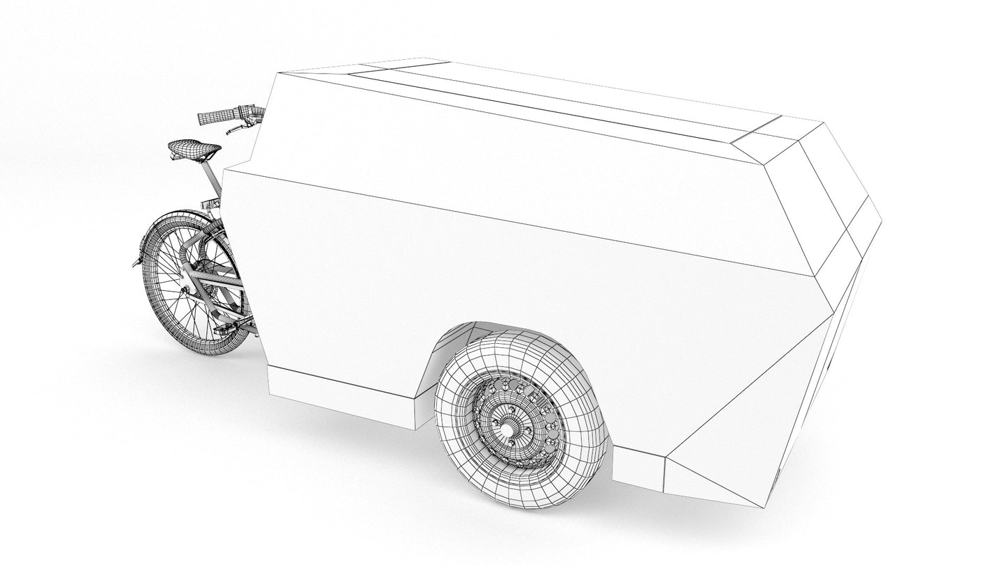 Urban Arrow Parcel PostNL 2 3D Model