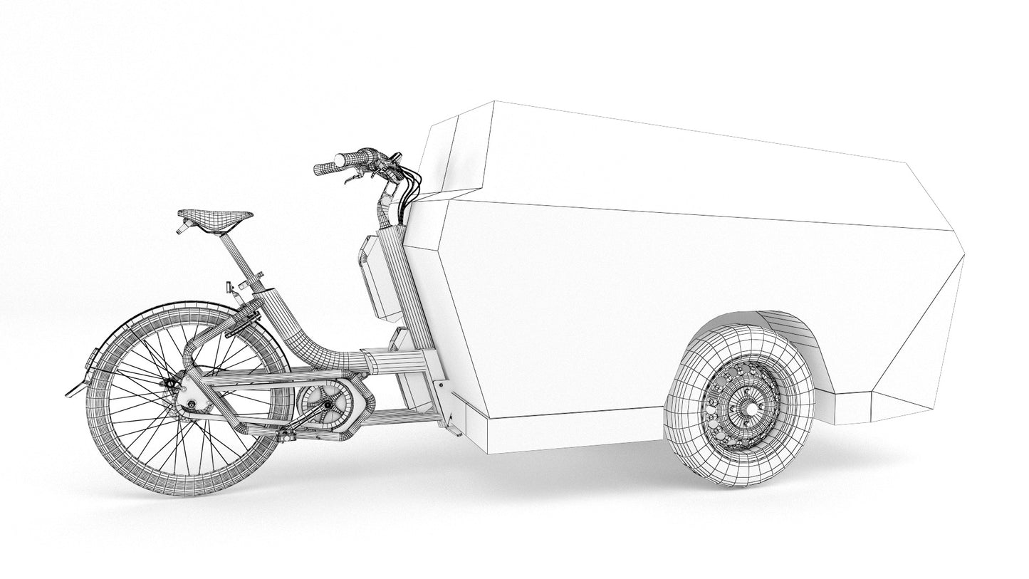 Urban Arrow Parcel PostNL 2 3D Model